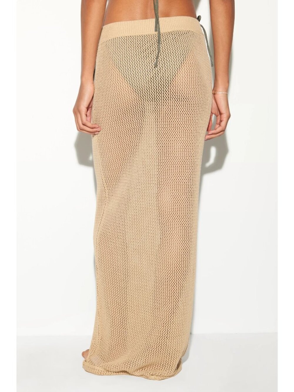 Spiritual Gangster Carmen Crochet Maxi Skirt Palo Santo XL NWT Swim Cover Up - Picture 9 of 16